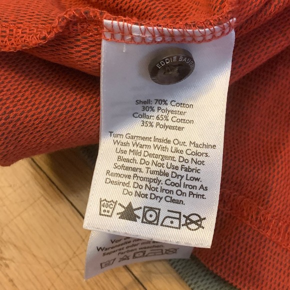 Eddie Bauer Travex Polo Shirt Mens L Lot of 5 Green Red Orange Short Sleeve - Picture 8 of 15